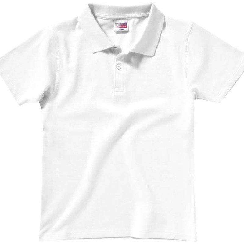 Рубашка поло "First" детская, белый