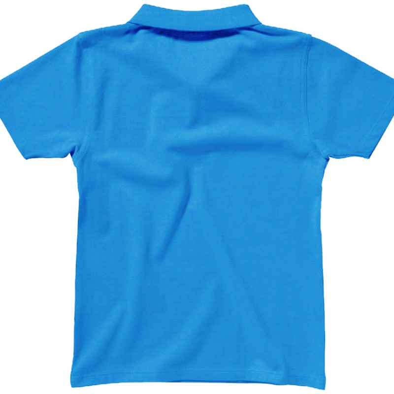 Рубашка поло "First" детская, голубой