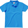 Рубашка поло "First" детская, голубой