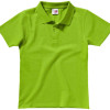 Рубашка поло "First" детская, зеленое яблоко Рубашка поло "First" детская, зеленое яблоко