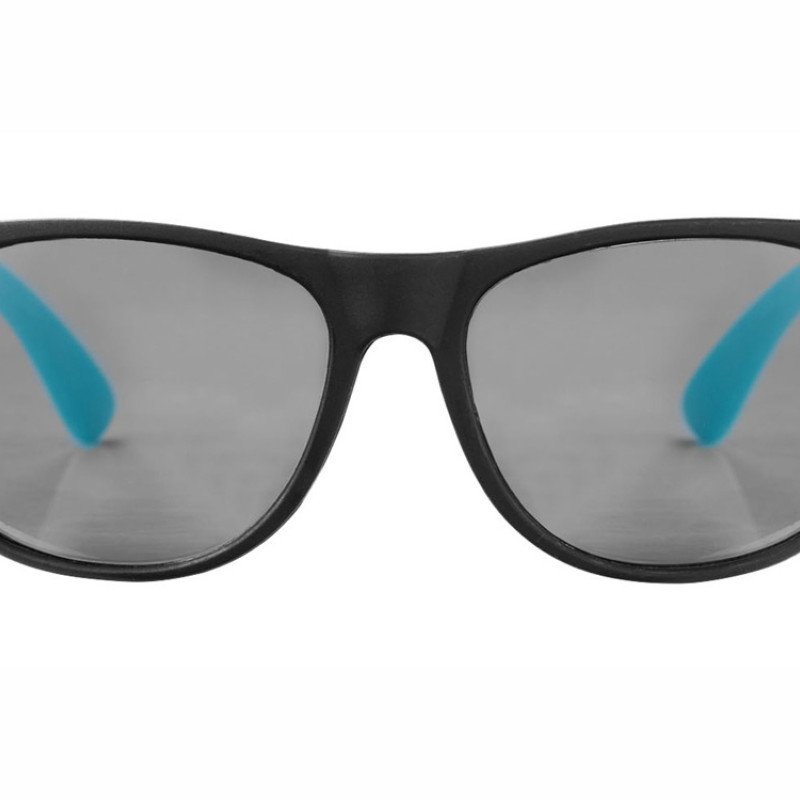 Очки солнцезащитные "Retro", черный/морская волна