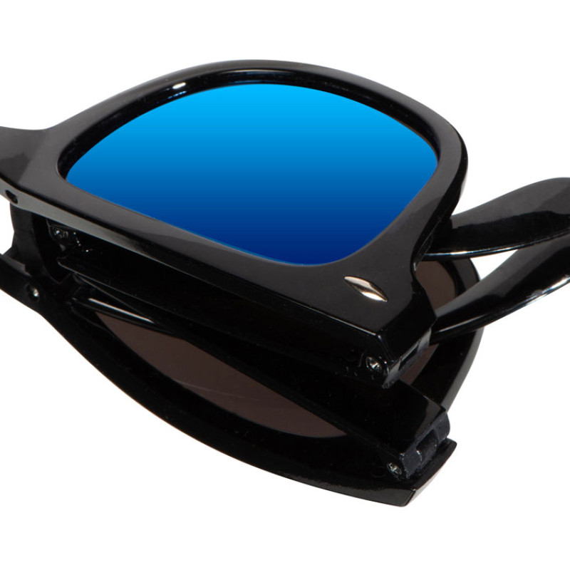 Складные очки с зеркальными линзами "Ibiza", черный