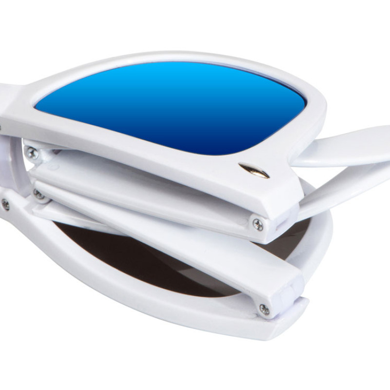 Складные очки с зеркальными линзами "Ibiza", белый