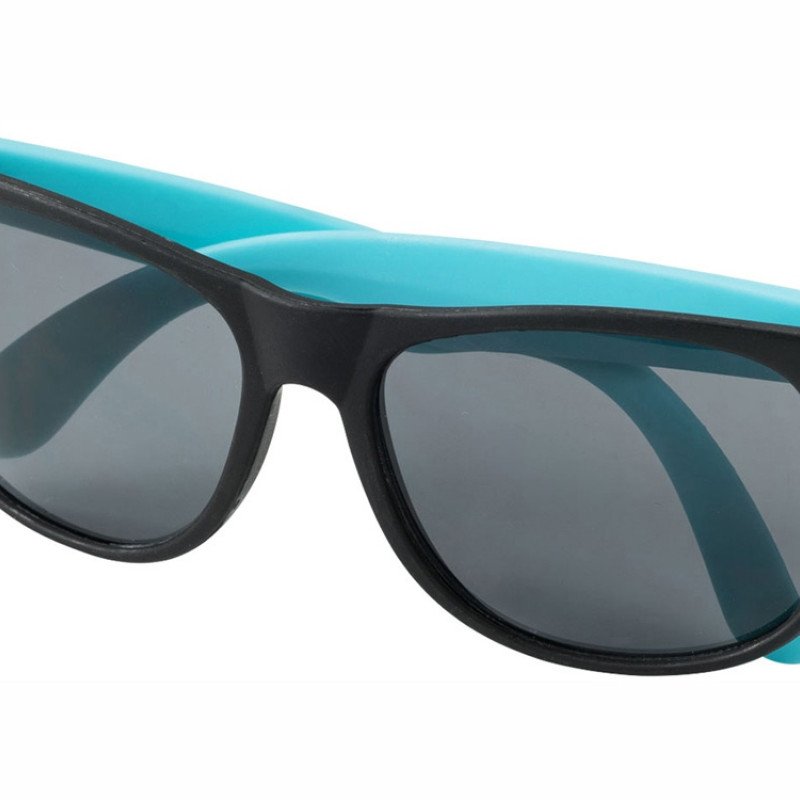 Очки солнцезащитные "Retro", черный/морская волна