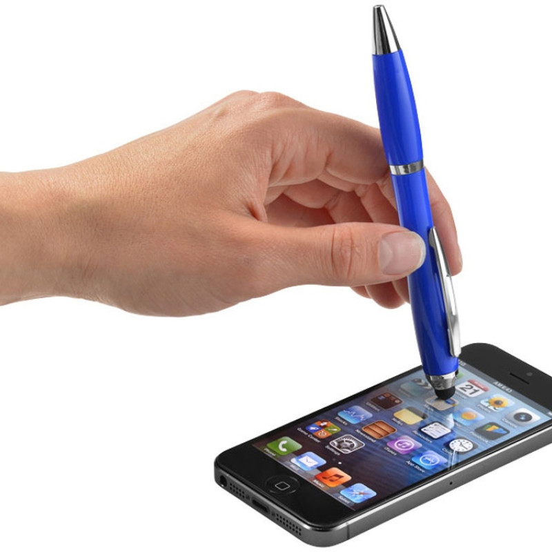 Ручка-стилус шариковая "Nash", ярко-синий