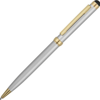 Ручка шариковая "Голд Сойер" со стилусом, серебристый