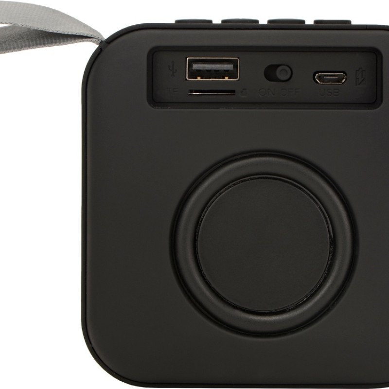 Портативная колонка «Otto», зеленое яблоко/черный