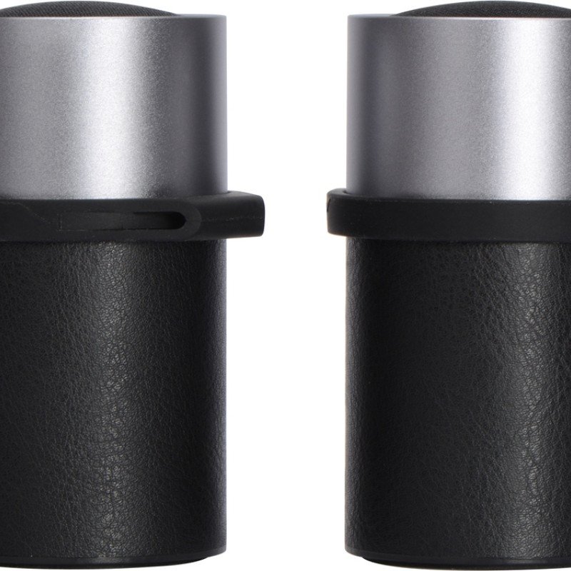 Портативные парные колонки Qjet TWS "Mates" с черными кольцами