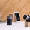 Портативные парные колонки Qjet TWS "Mates" с синими кольцами