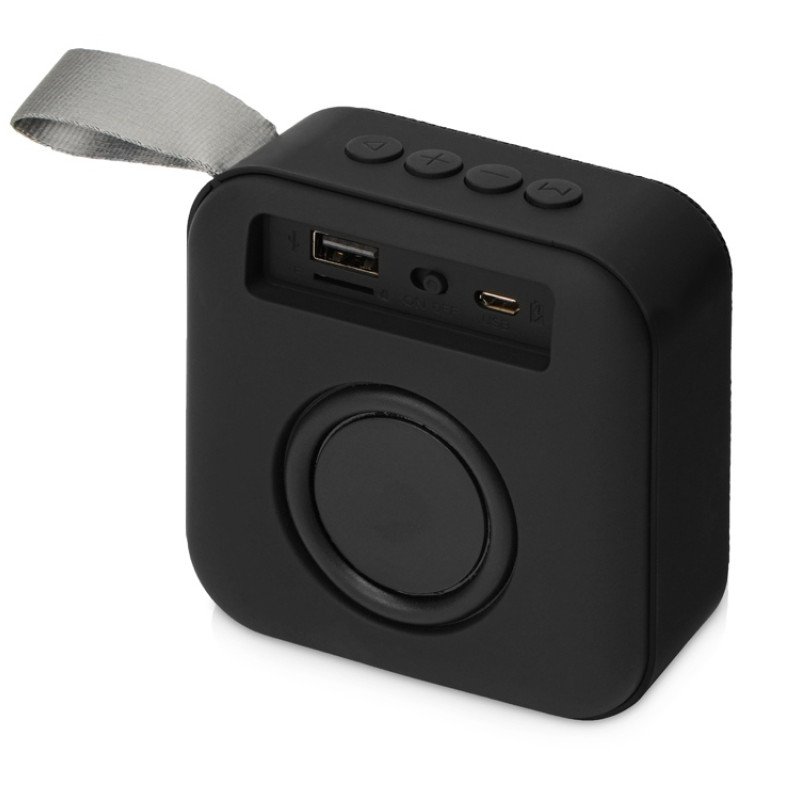 Портативная колонка «Otto», зеленое яблоко/черный