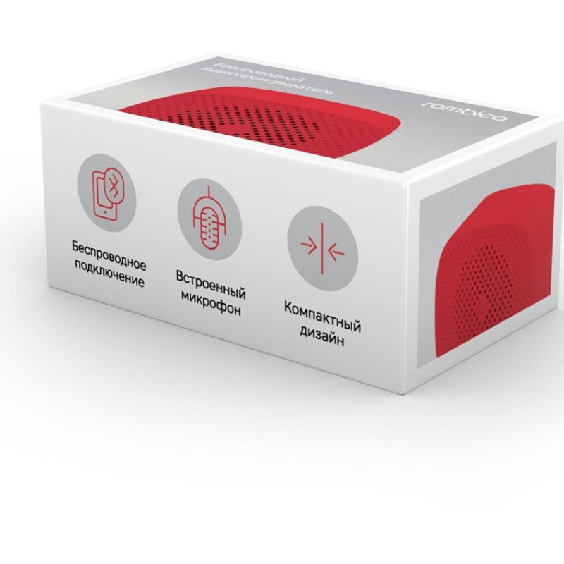 Портативная акустика Rombica MySound Melody Red (P)