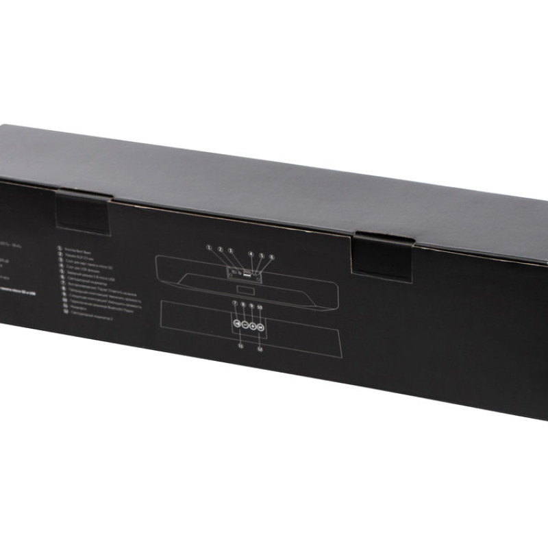 Портативная стереоколонка «Hull», 2 * 3 Вт, серый