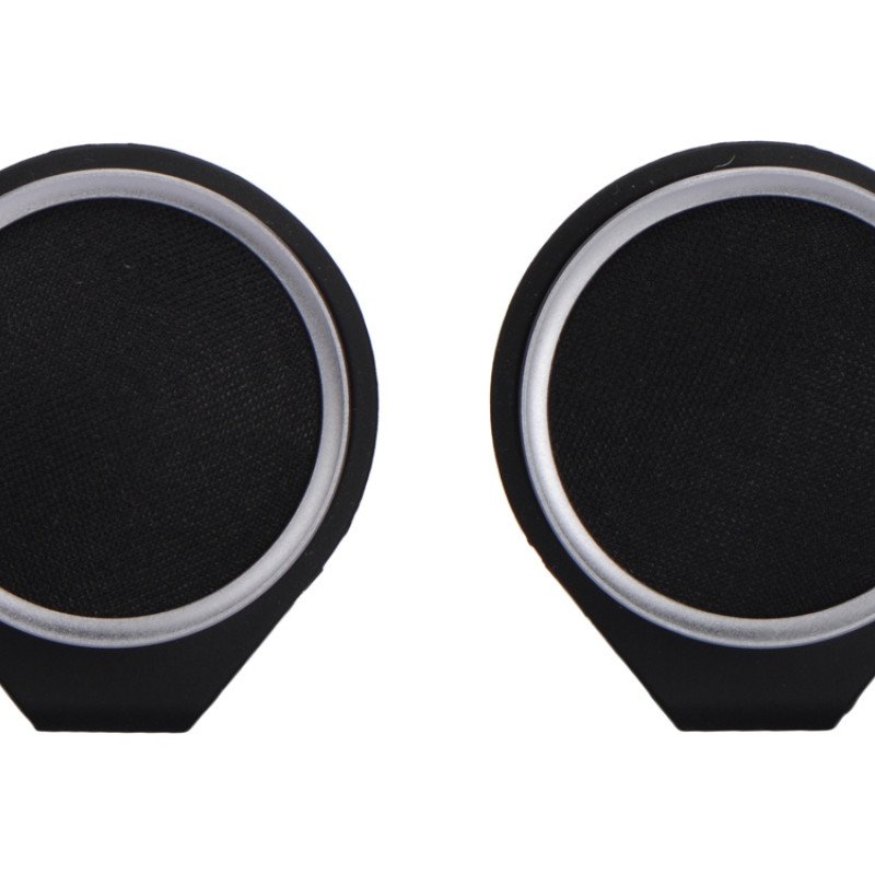 Портативные парные колонки Qjet TWS "Mates" с черными кольцами