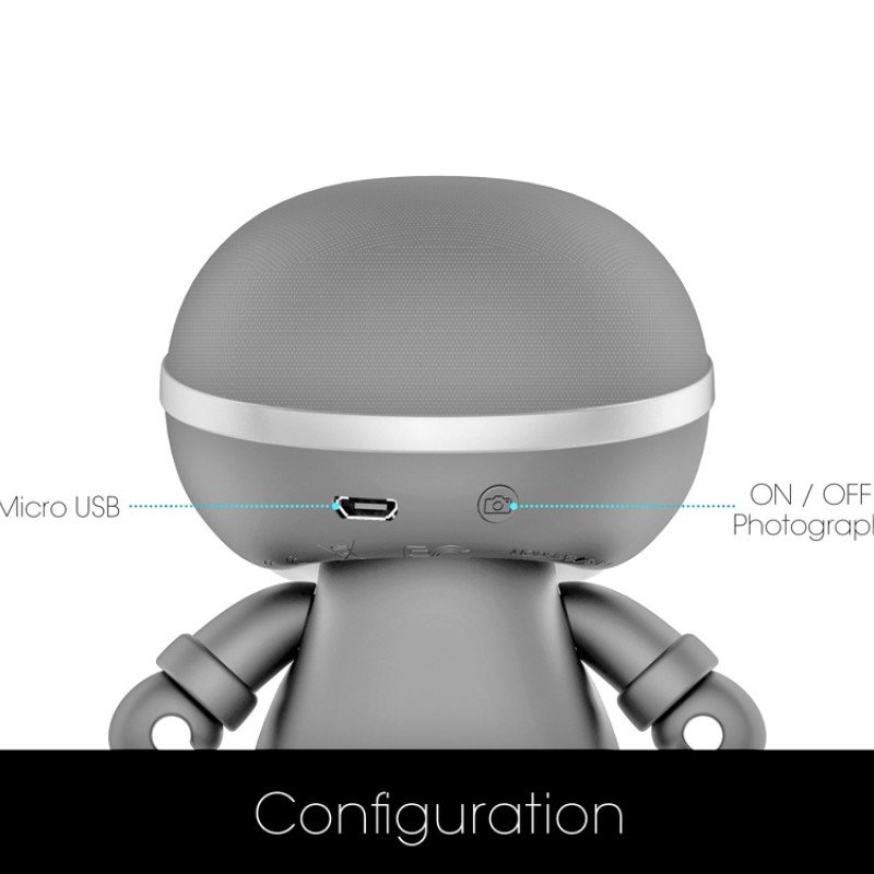 Портативный динамик Bluetooth XOOPAR mini XBOY, серый