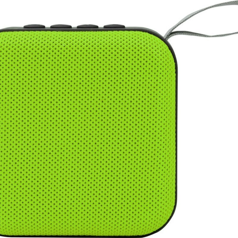 Портативная колонка «Otto», зеленое яблоко/черный