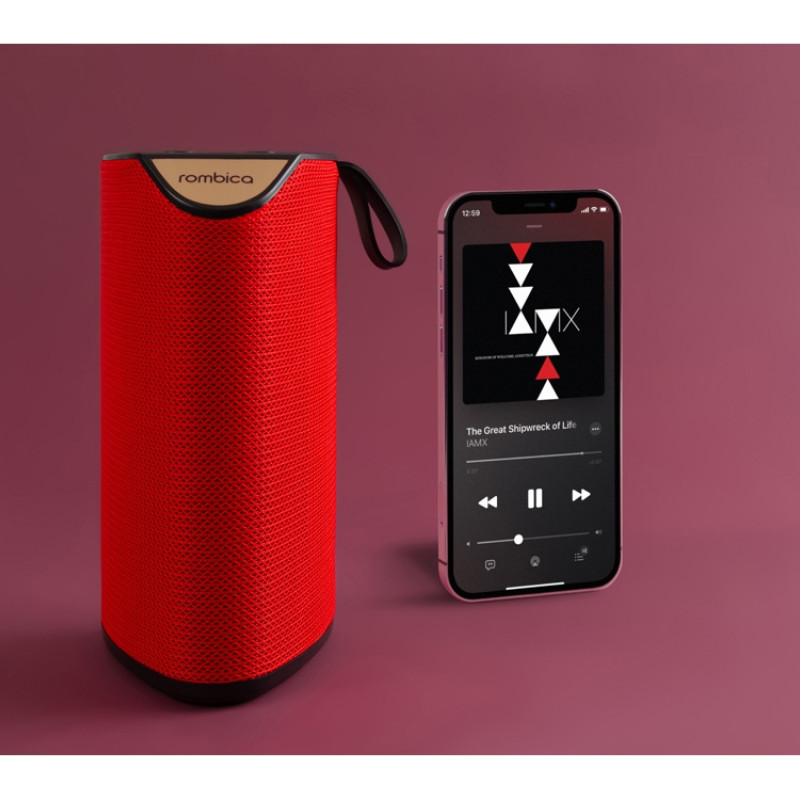 Портативная акустика Rombica mysound Tetria Red (Р)