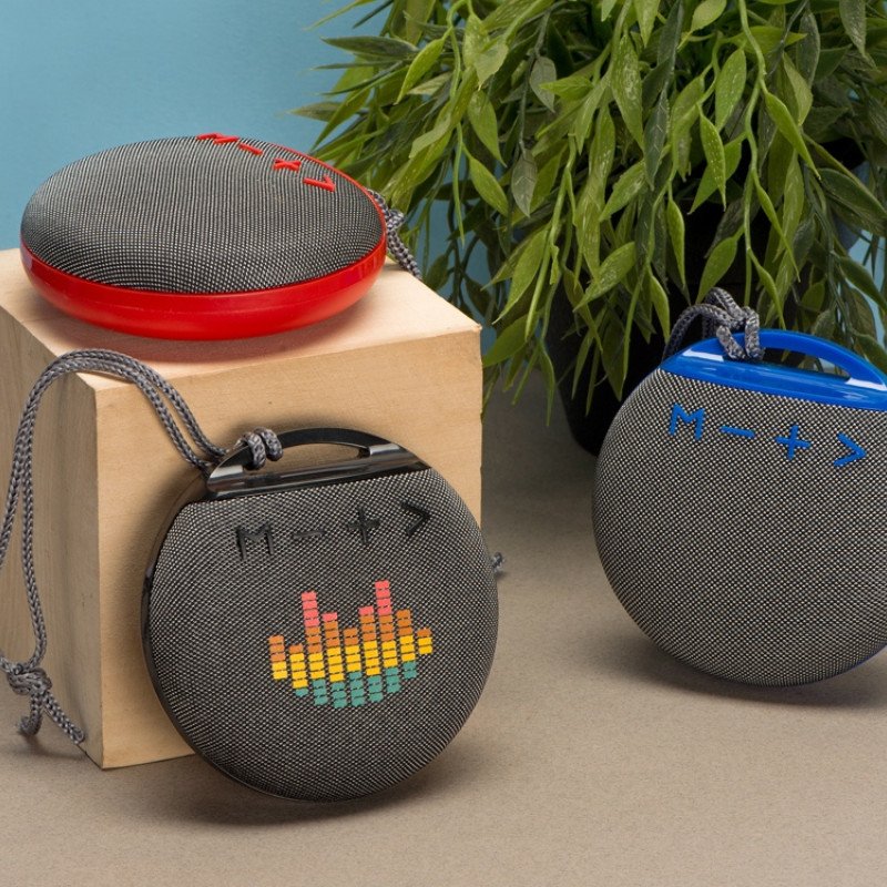 Портативная колонка «Tempo», красный