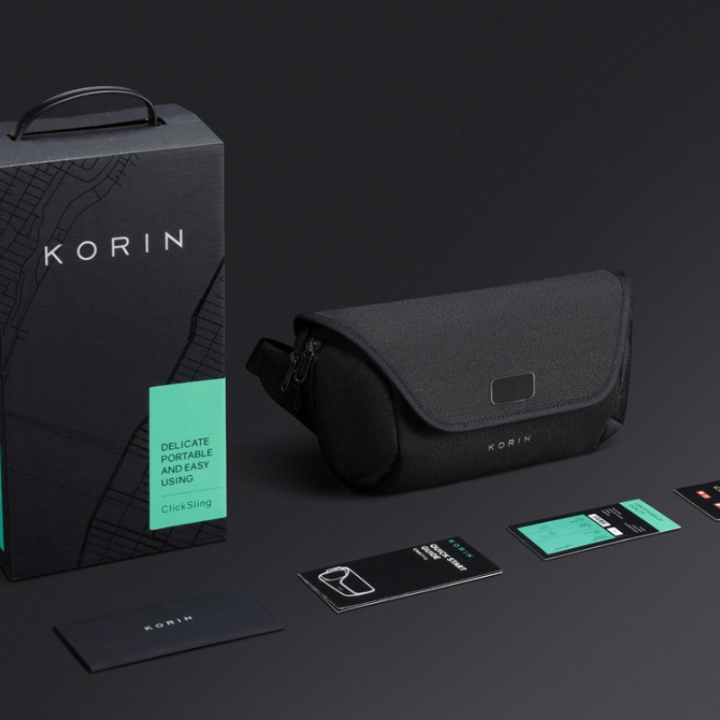 Антикражная сумка на пояс Clickpack, черный