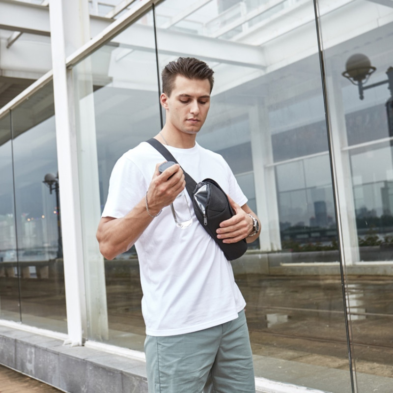 Антикражная сумка на пояс Clickpack, черный