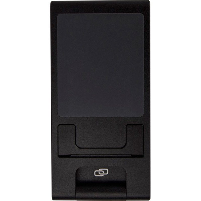 Тонкая алюминиевая подставка для телефона Rise, черный