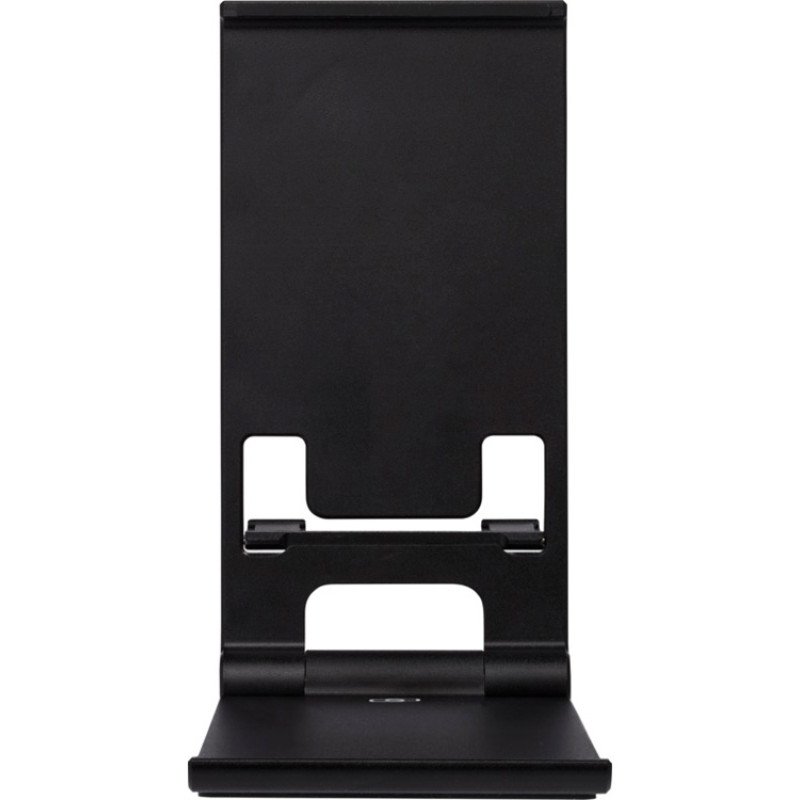 Тонкая алюминиевая подставка для телефона Rise, черный