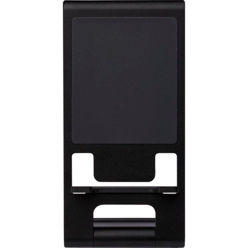 Тонкая алюминиевая подставка для телефона Rise, черный