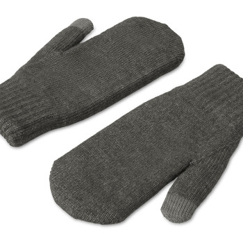 Варежки «Dunant», темно-серый меланж