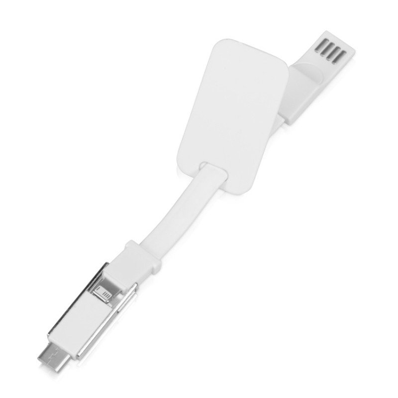Зарядный кабель 3-в-1 "Charge-it", белый