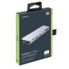 USB-C адаптер для MacBook 7-в-1, серебро, Deppa USB-C адаптер для MacBook 7-в-1, серебро, Deppa