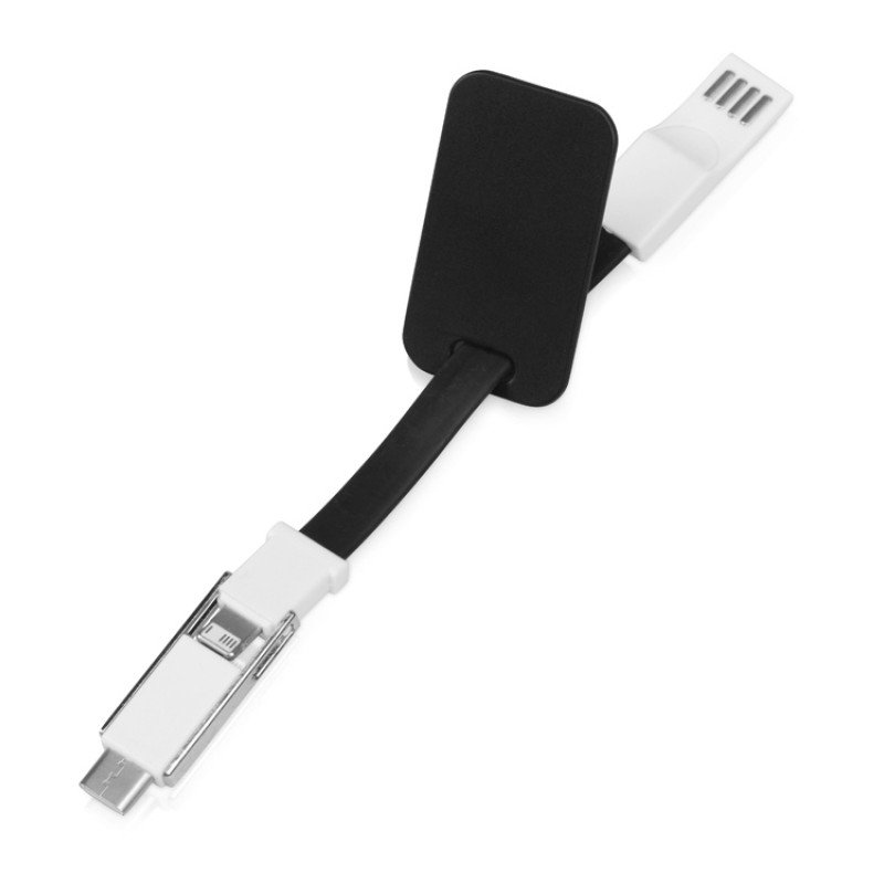 Зарядный кабель 3-в-1 "Charge-it", черный