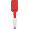 Зарядный кабель 3-в-1 "Charge-it", красный Зарядный кабель 3-в-1 "Charge-it", красный