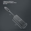 USB-хаб 3 в 1 USB-C - USB-A3.0 + USB-C PD100Вт + HDMI, серый, Deppa