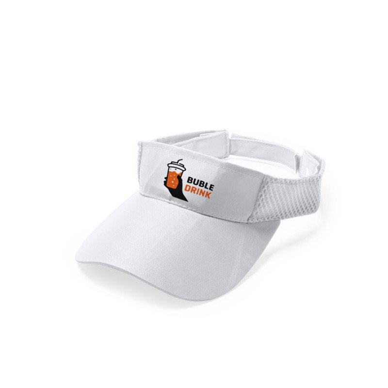 Козырек WIZER из мягкой микрофибры, белый