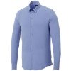 Мужская рубашка Bigelow из пике с длинным рукавом, светло-синий