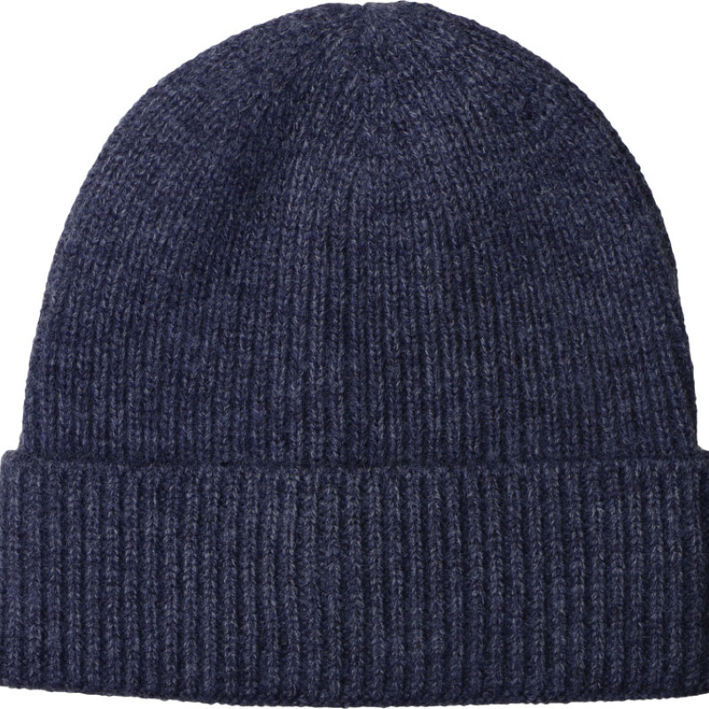 Шапка Nordend, крупный риб, темно-синий меланж Шапка Nordend, крупный риб, темно-синий меланж