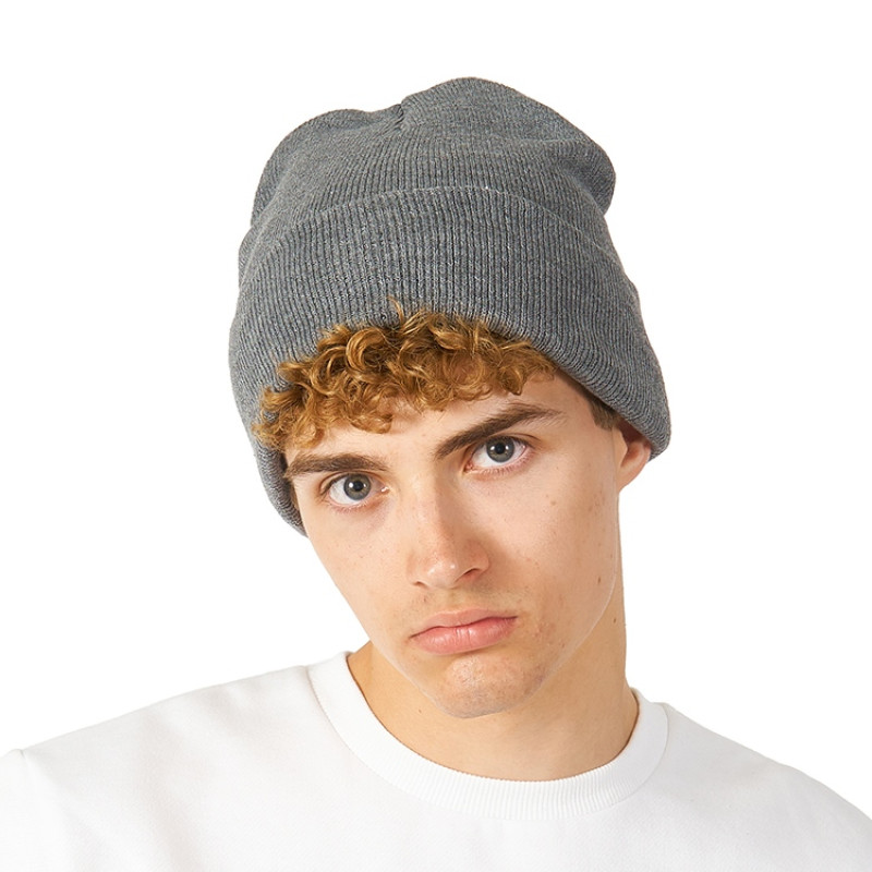 Шапка Dunant, двуслойная, темно-серый меланж