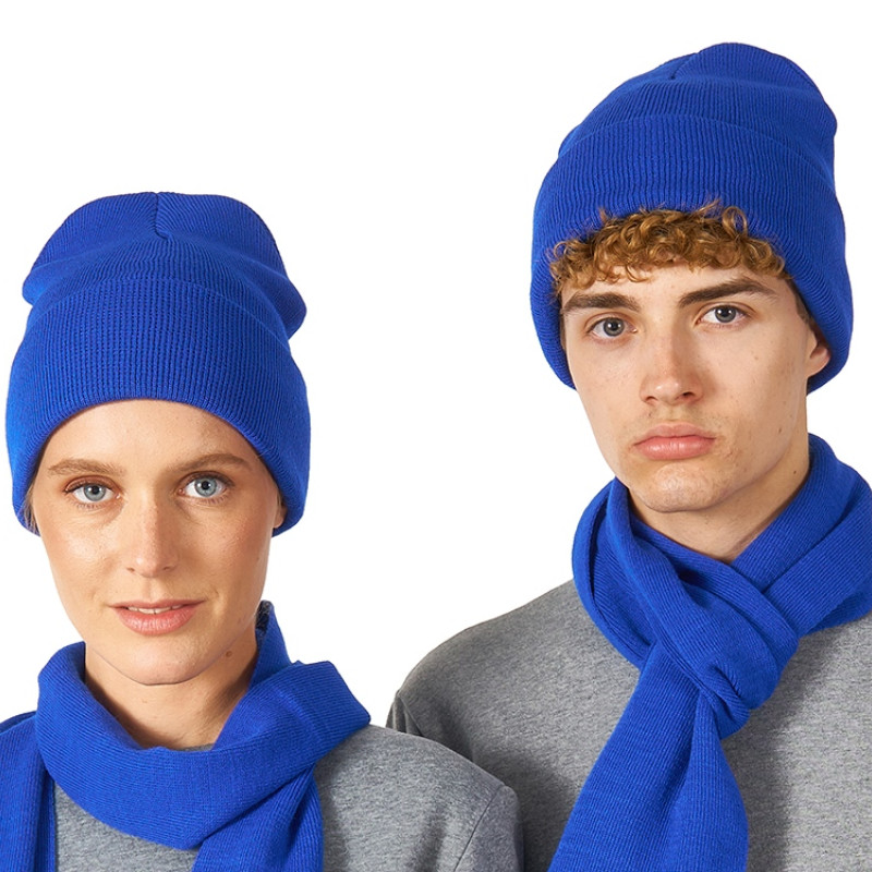 Шапка Dunant, двуслойная, классический синий