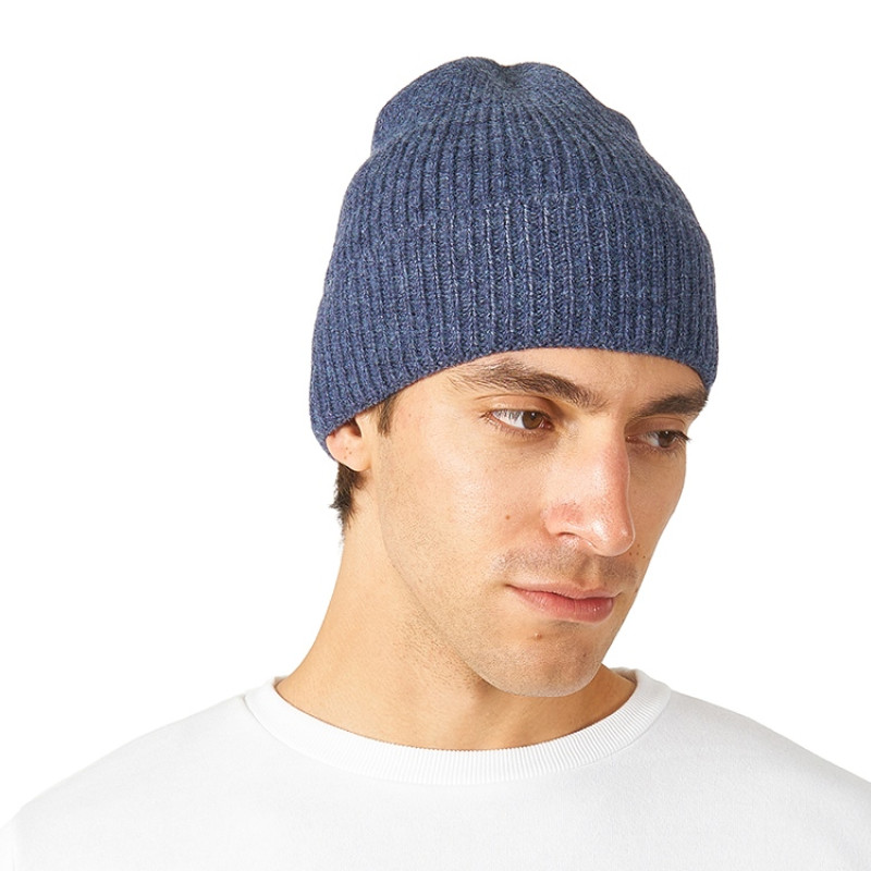 Шапка Nordend, крупный риб, темно-синий меланж Шапка Nordend, крупный риб, темно-синий меланж