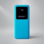 Внешний аккумулятор Kris soft touch, 10000mAh (Голубой)