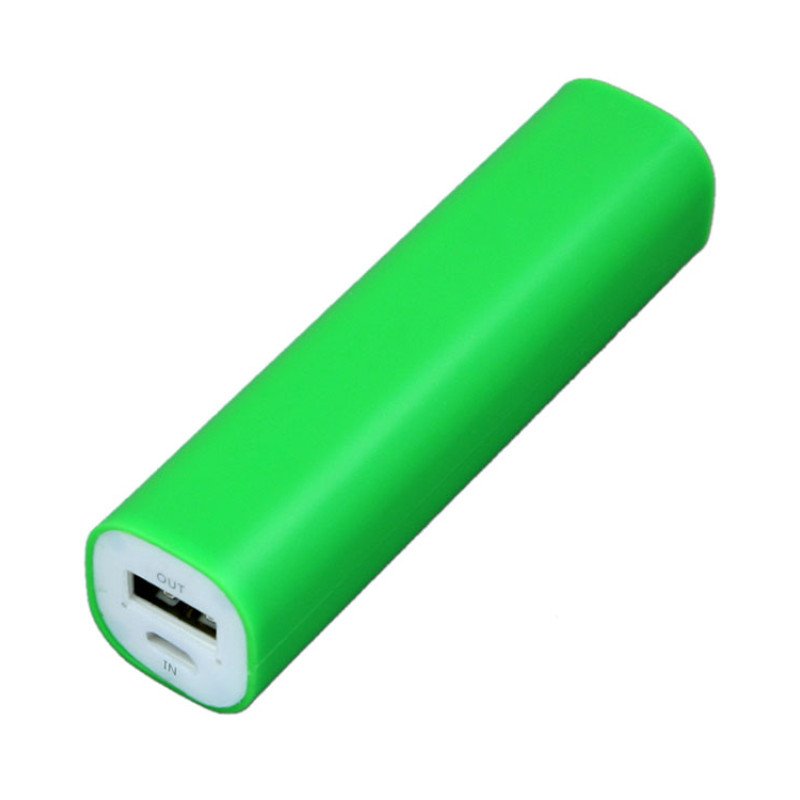PB030 Универсальное зарядное устройство power bank прямоугольной формы. 2600MAH. Зеленый PB030 Универсальное зарядное устройство power bank прямоугольной формы. 2600MAH. Зеленый