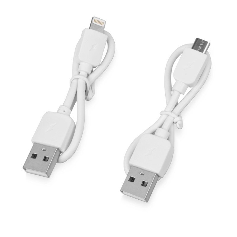 Портативное зарядное устройство «Blank» с USB Type-C, 5000 mAh, белый