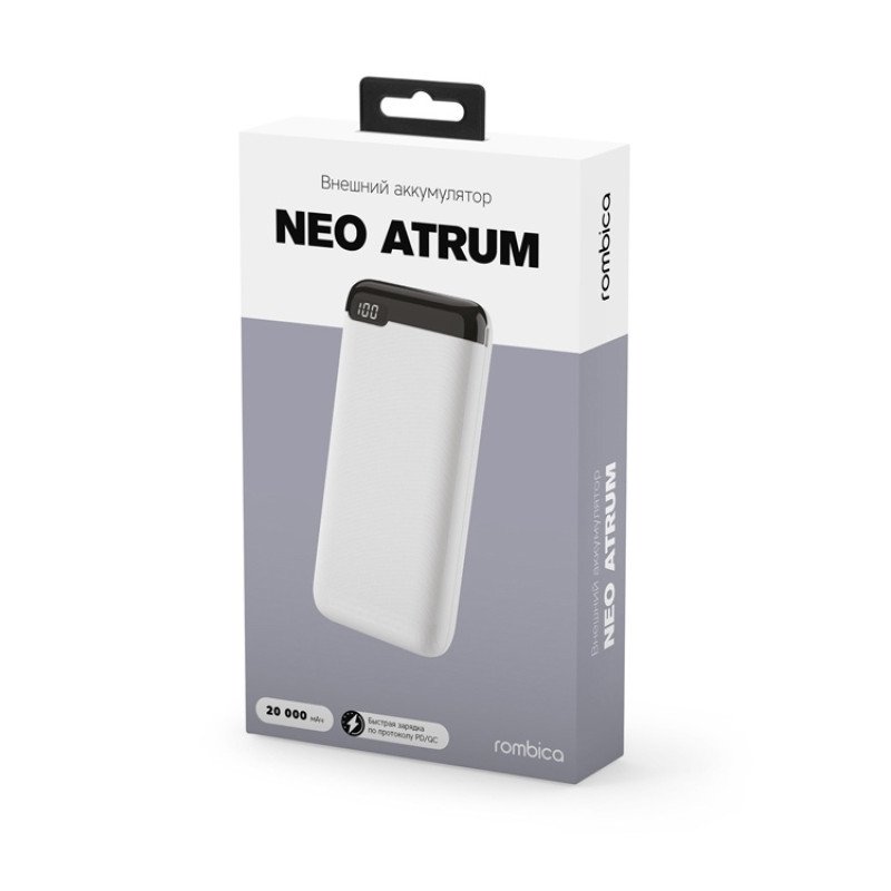 Внешний аккумулятор Rombica NEO Atrum White