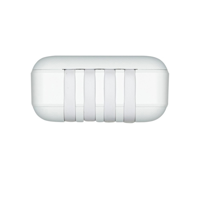 RIVACASE VA2220 (20000 мАч) внешний аккумулятор с дисплеем и встроенными кабелями, белый, 12/24