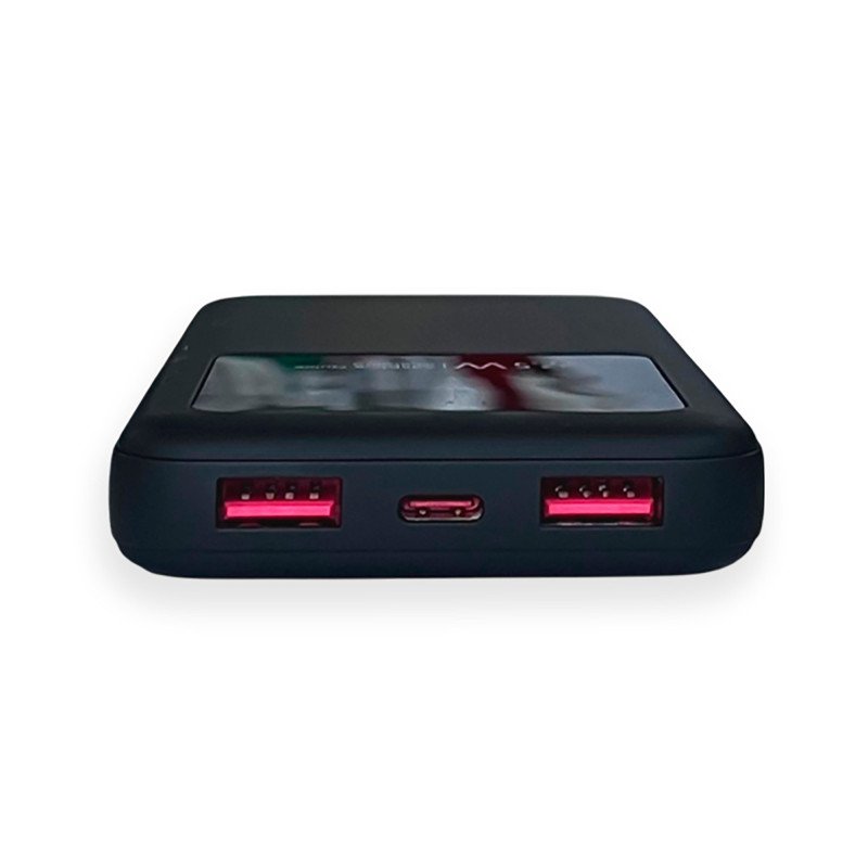Внешний аккумулятор Kris soft touch, 10000mAh (Чёрный) Внешний аккумулятор Kris soft touch, 10000mAh (Чёрный)
