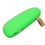PB_Small_stone Универсальное зарядное устройство power bank в форме камня. 2600MAH. Зеленый