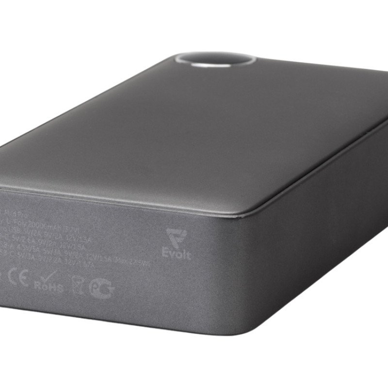 Внешний аккумулятор «Mild Pro» c быстрой зарядкой QC/PD, 20 000 mAh, серый (Р) Внешний аккумулятор «Mild Pro» c быстрой зарядкой QC/PD, 20 000 mAh, серый (Р)