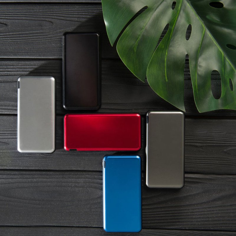 Внешний аккумулятор «Forge» v.2, металл, 10000mah, серебристый Внешний аккумулятор «Forge» v.2, металл, 10000mah, серебристый