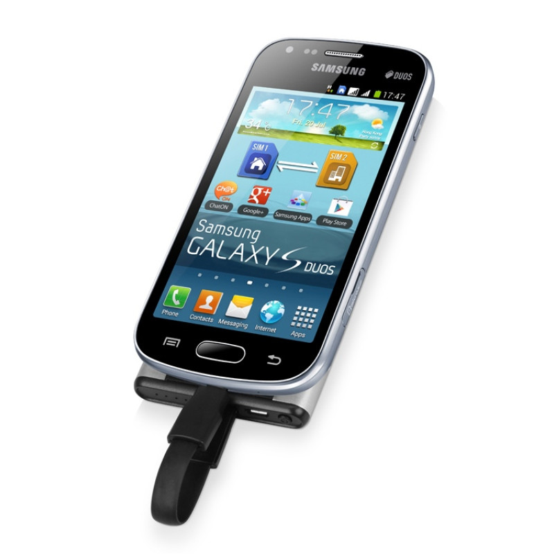 Портативное зарядное устройство "Octopus", серебристый