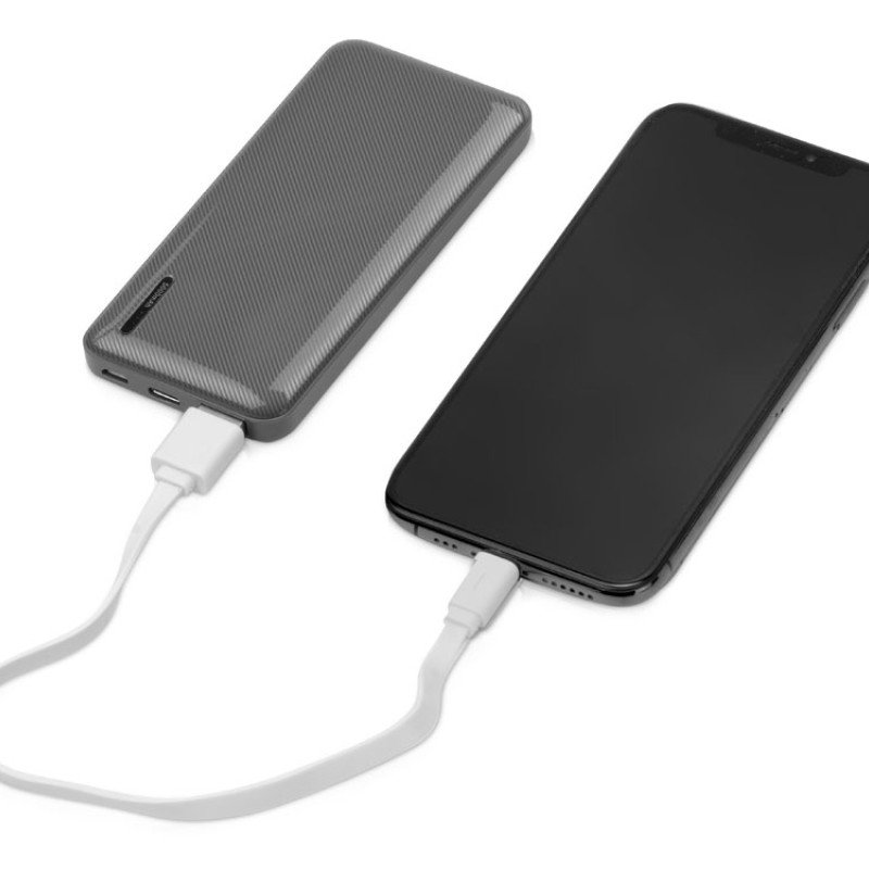 Внешний аккумулятор Evolt "Mini-5", 5000 mAh, серый Внешний аккумулятор Evolt "Mini-5", 5000 mAh, серый