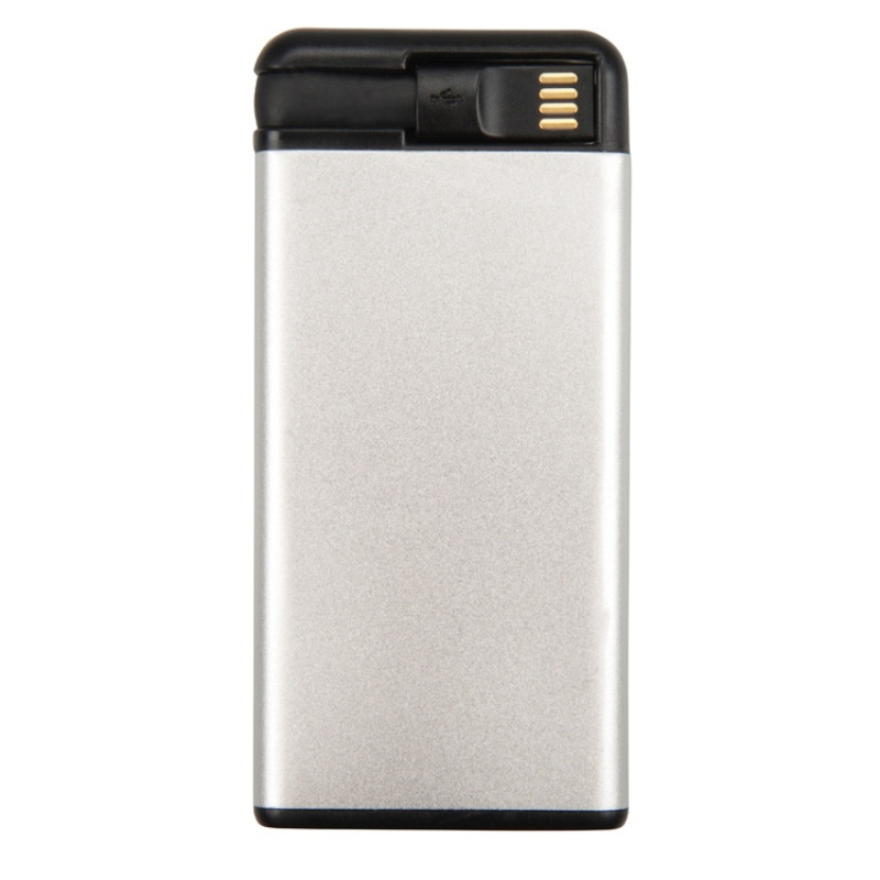 Портативное зарядное устройство "Octopus", серебристый